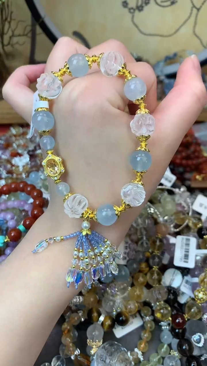 【闪购商品】海蓝宝石手链未镶嵌413