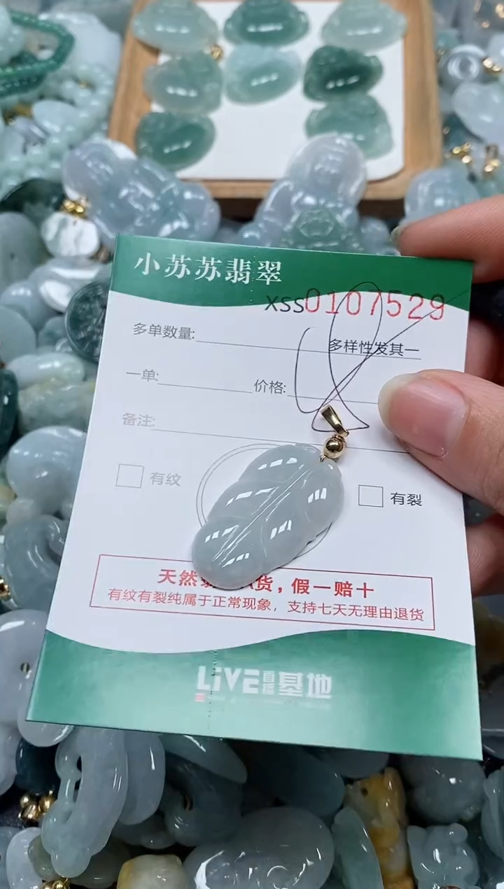 【闪购商品】翡翠颈饰未镶嵌闪购商品0107529