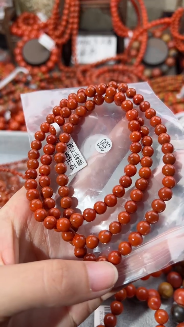 【闪购商品】南红玛瑙手串未镶嵌7
