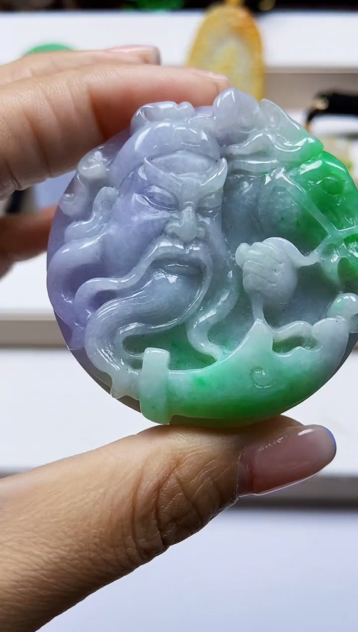 颈饰未镶嵌翡翠翡翠A货