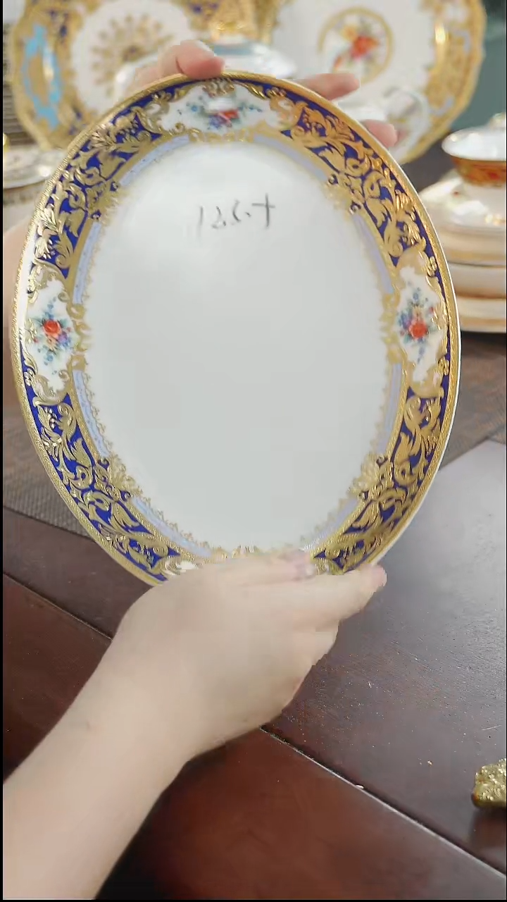 瓷片12.5英寸鱼盘 福利价