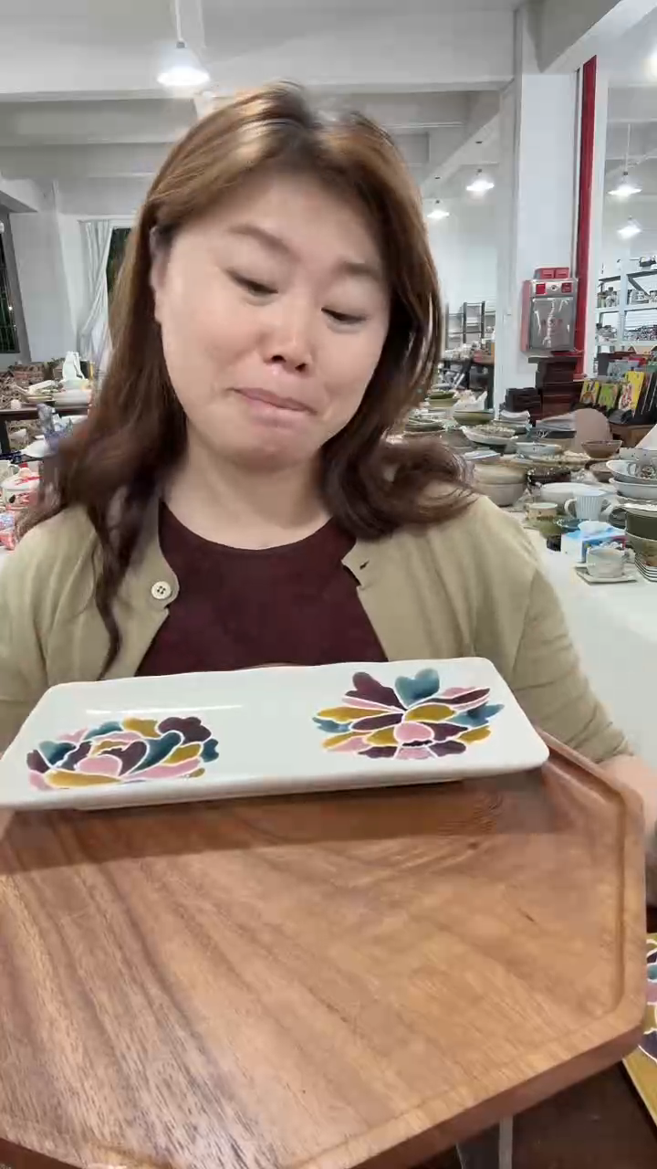 瓷罗曼尼方盘白色