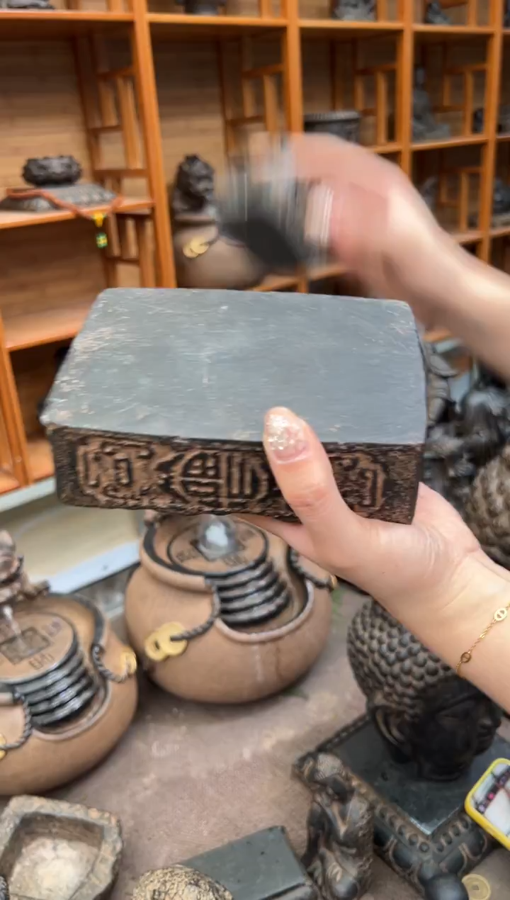 陶土【火山泥】福字汉砖