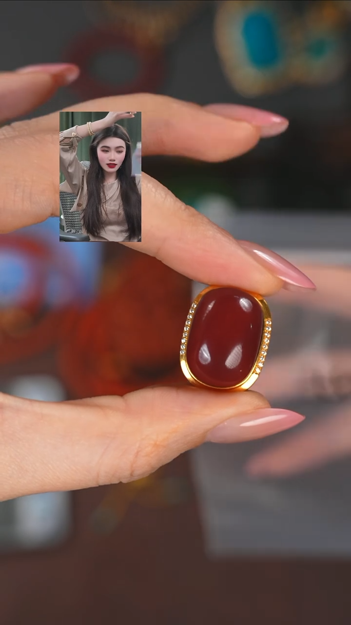 【闪购商品】南红玛瑙118K金镶嵌111111111