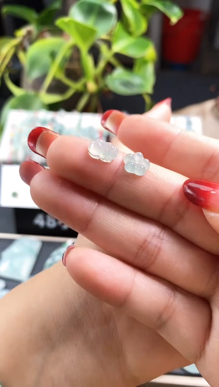 【闪购商品】翡翠颈饰未镶嵌貔貅小花