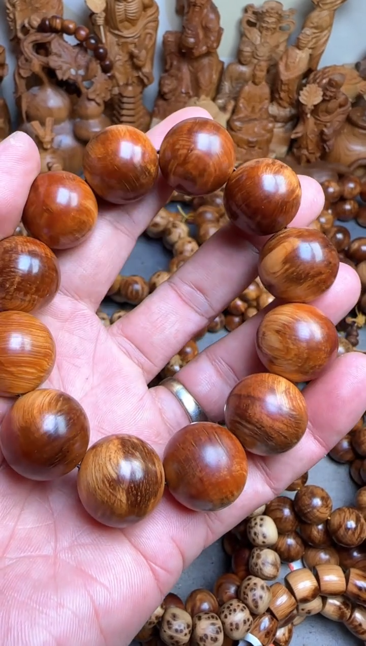 【闪购商品】柏木手串/手链太行崖柏红油骨料