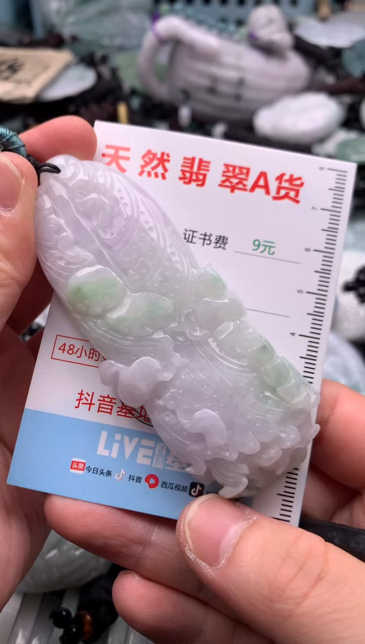 翡翠未镶嵌吊坠(不含链)1