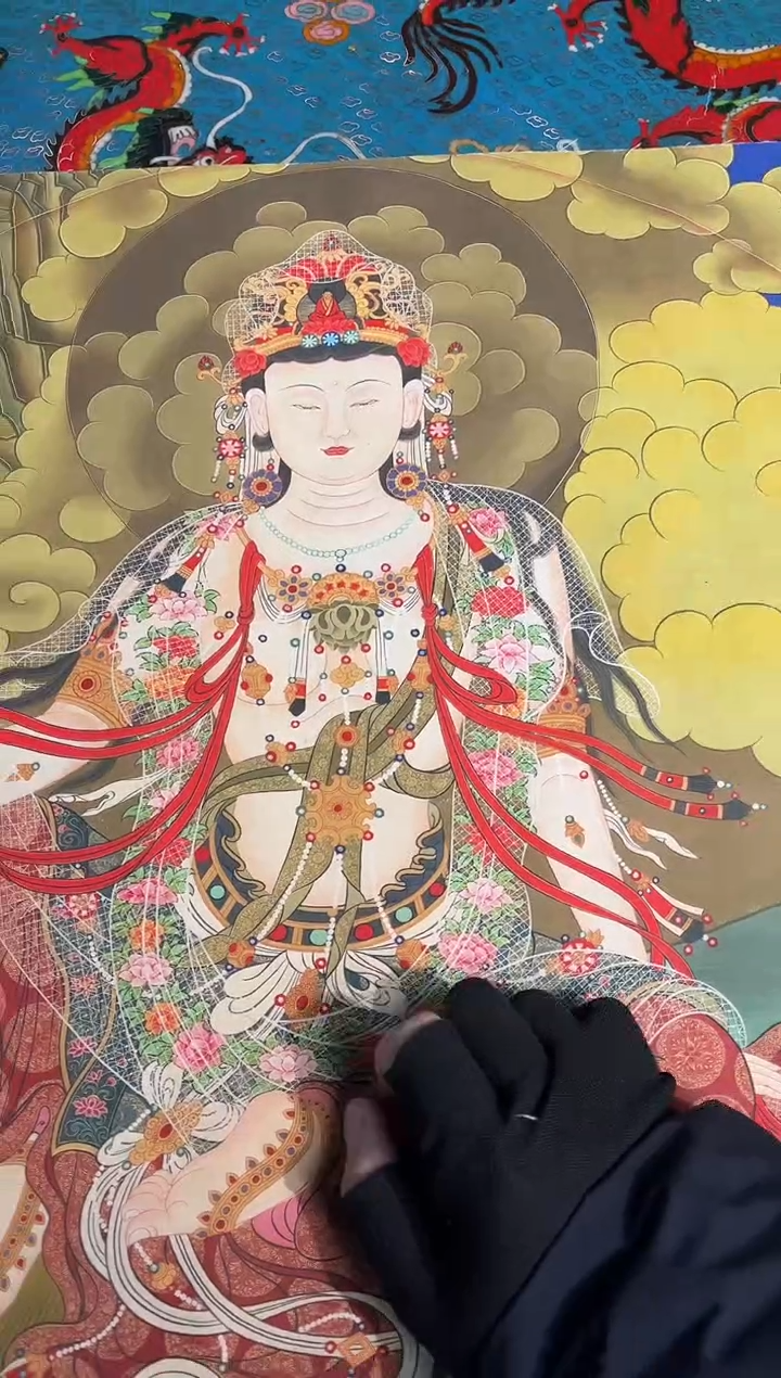 卷轴画天天的唐卡tk160