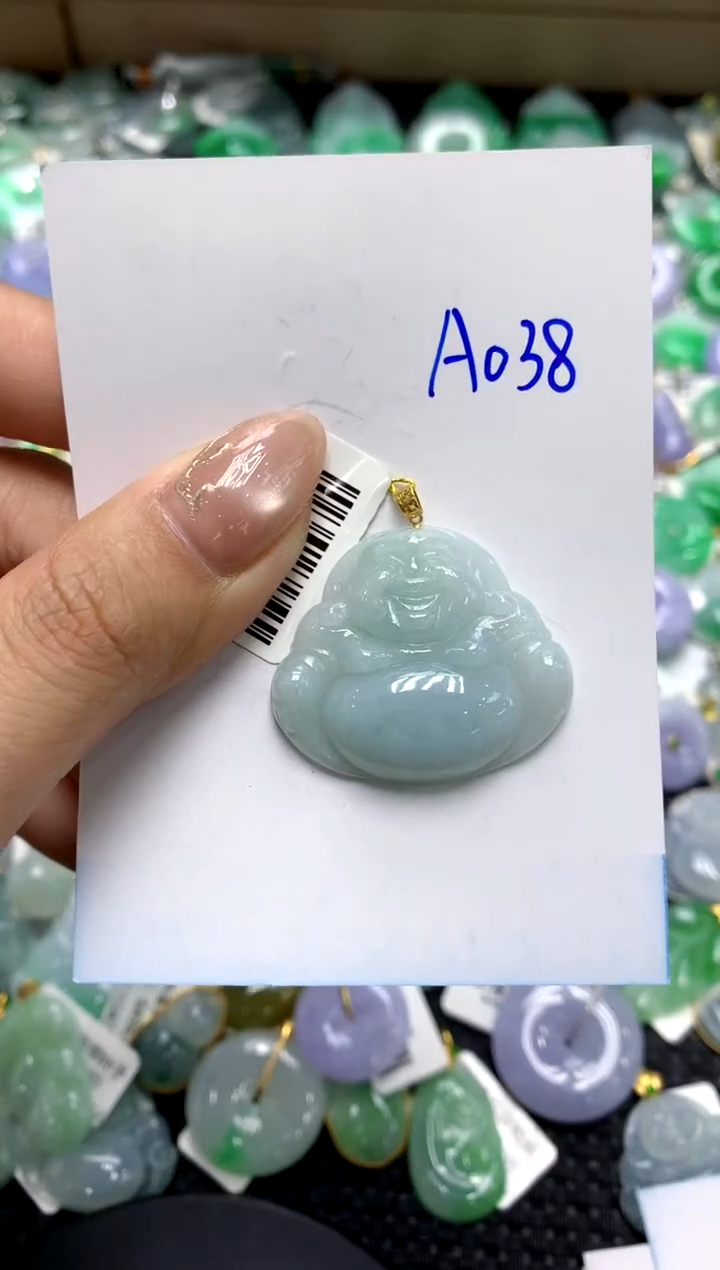 【闪购商品】翡翠颈饰18K金镶嵌1111111111