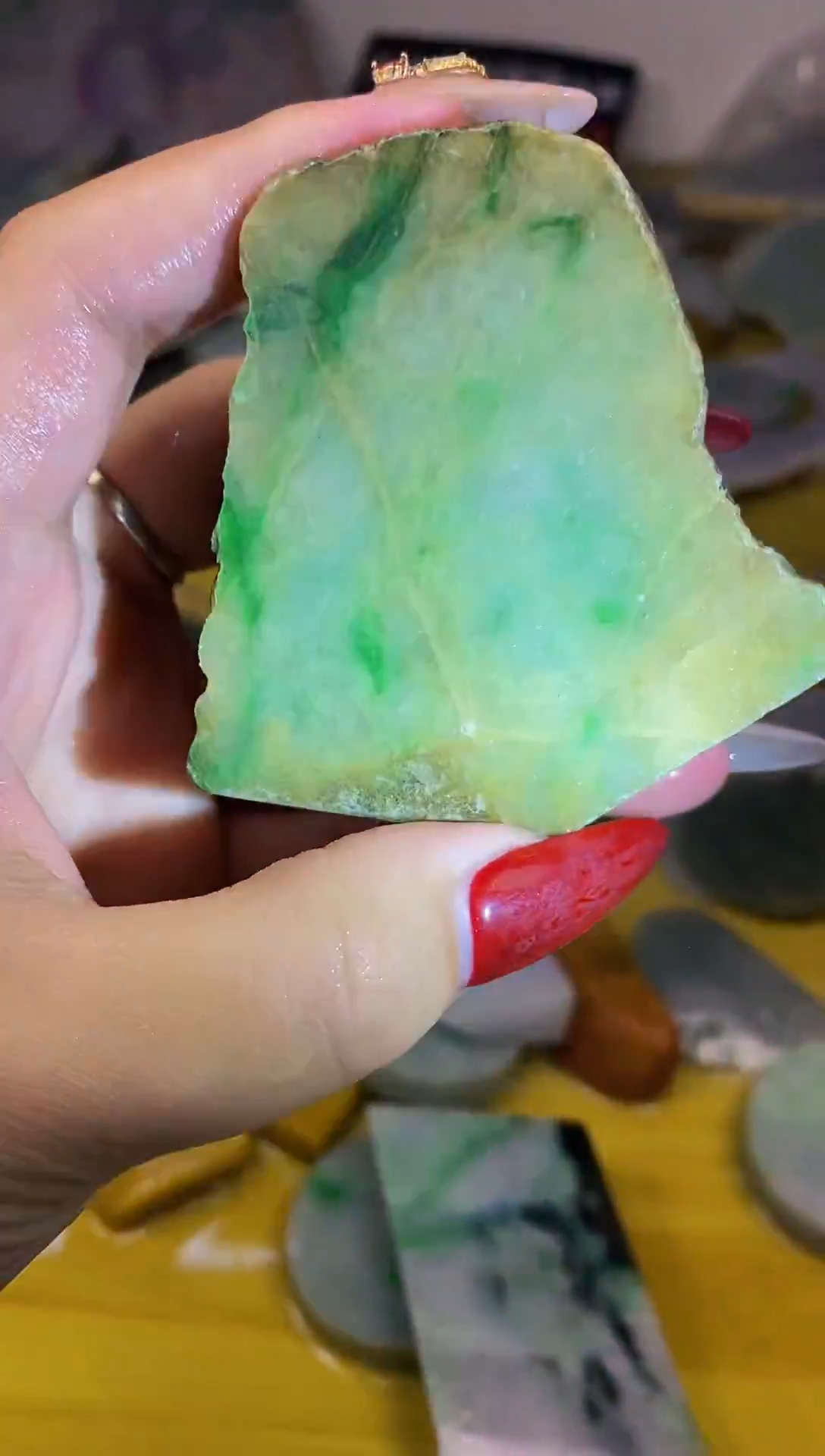 散珠翡翠天然缅甸翡翠A货075