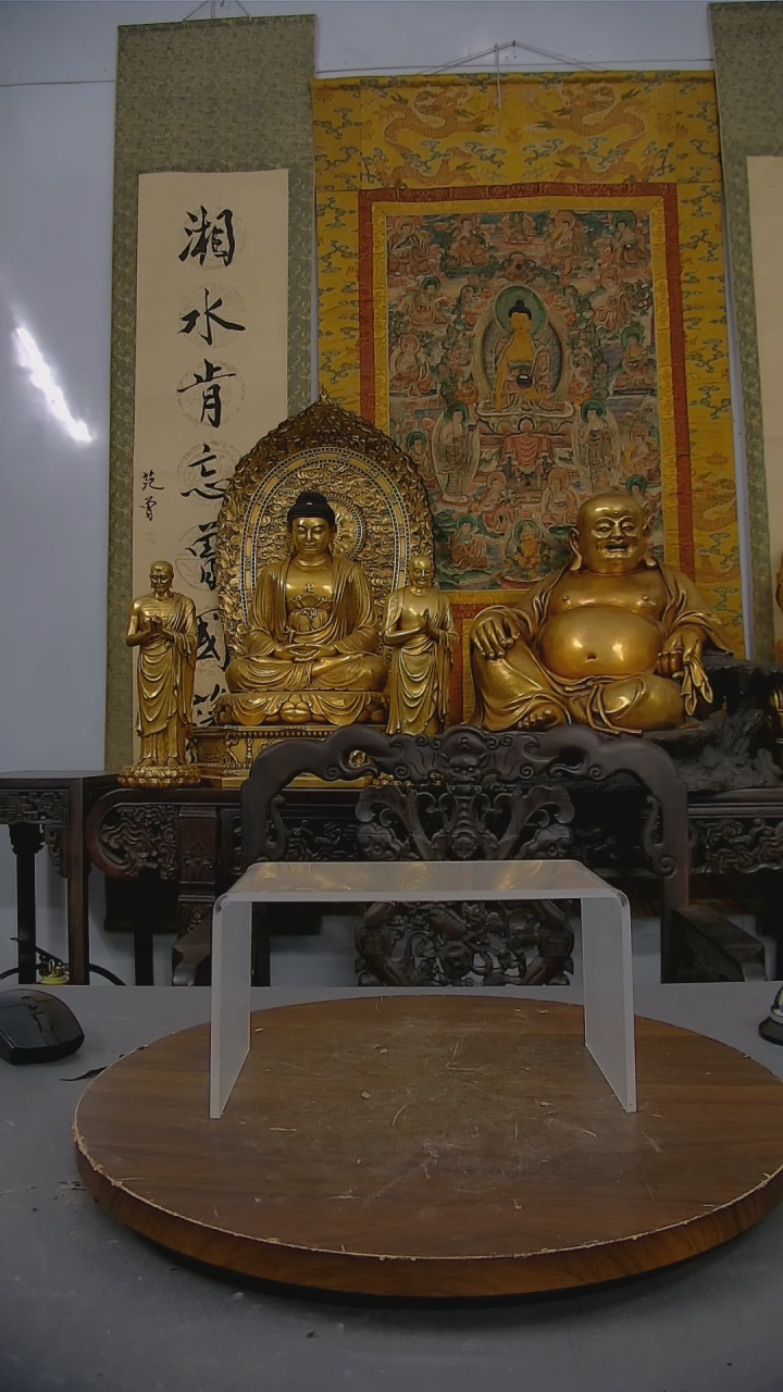 【闪购商品】双耳紫铜鎏金居家收藏