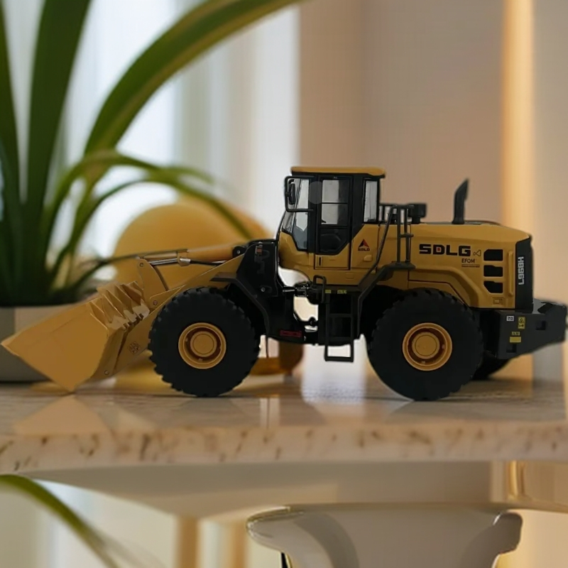 1:50原厂合金装载机铲车工程机械车真模型