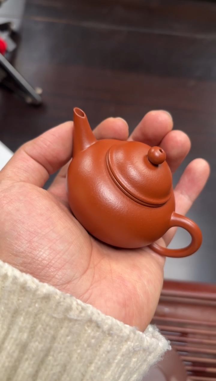 【闪购商品】紫砂茶壶朱泥水平90毫升