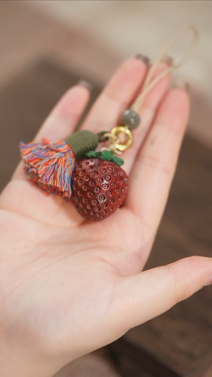 木质类【云边】开播福利！红花梨 莓烦恼 挂件
