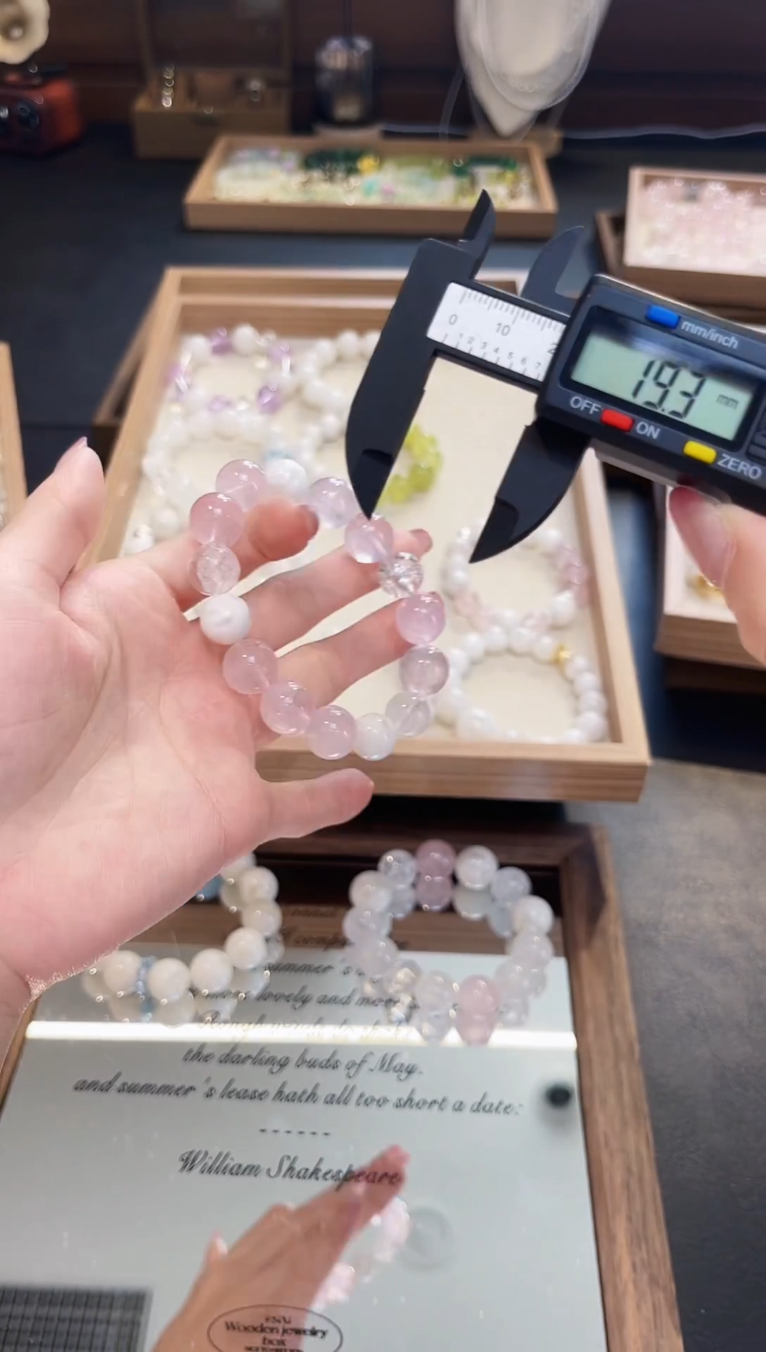 未镶嵌手串水晶珠珠同款/多样性发一