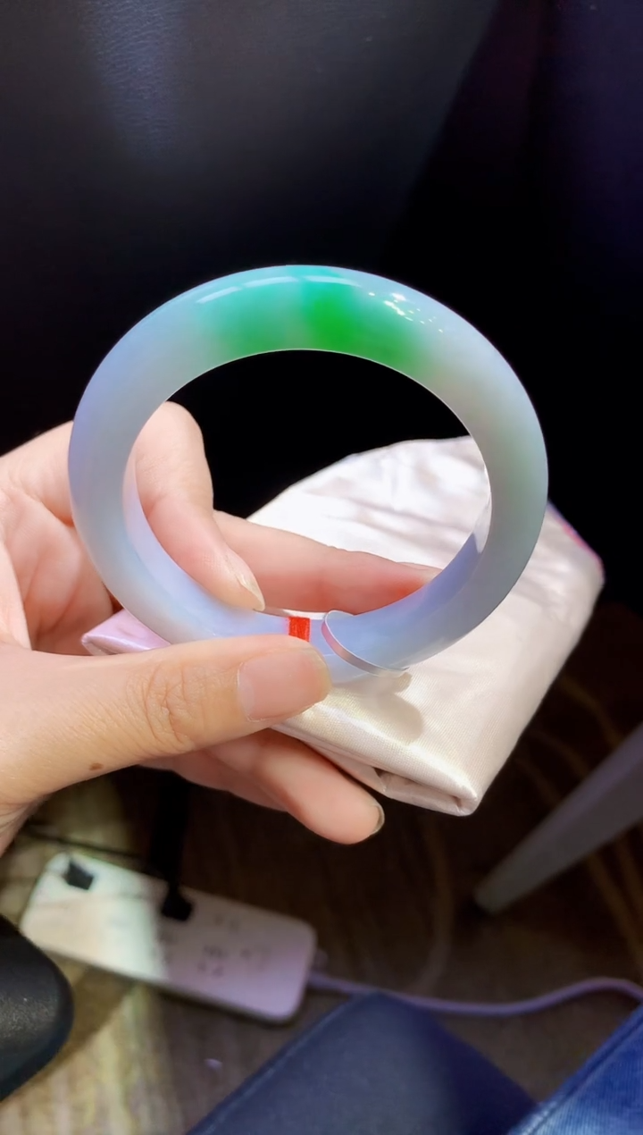 未镶嵌手镯翡翠翡翠手镯圈口58.2-t34