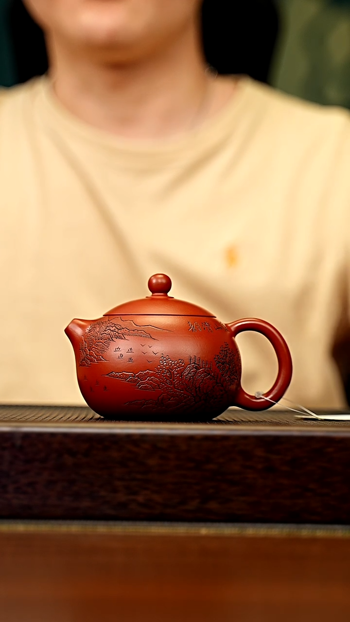 茶壶紫砂宜兴原矿 手工 紫砂壶容量240CC