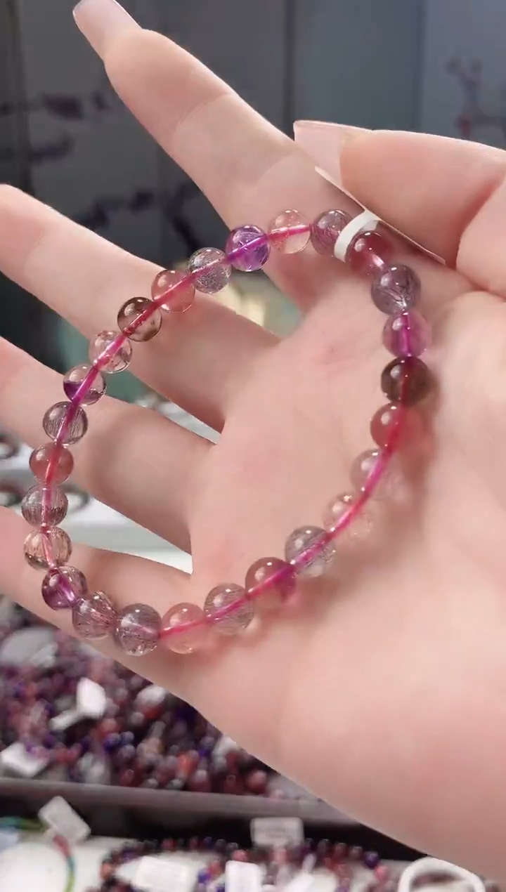 【闪购商品】水晶超七单圈7*未镶嵌多人多样性发其一