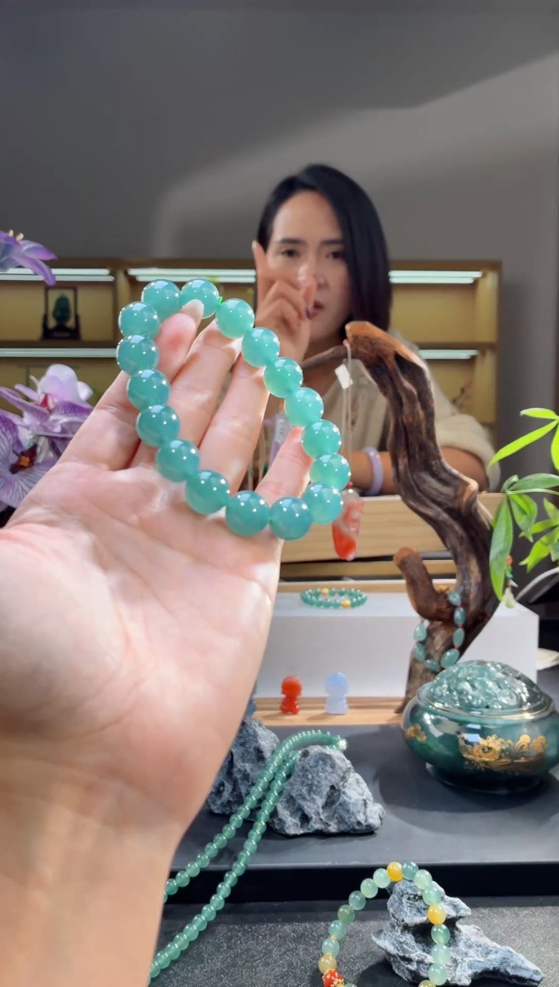 未镶嵌手串翡翠手串（多样性发其一）