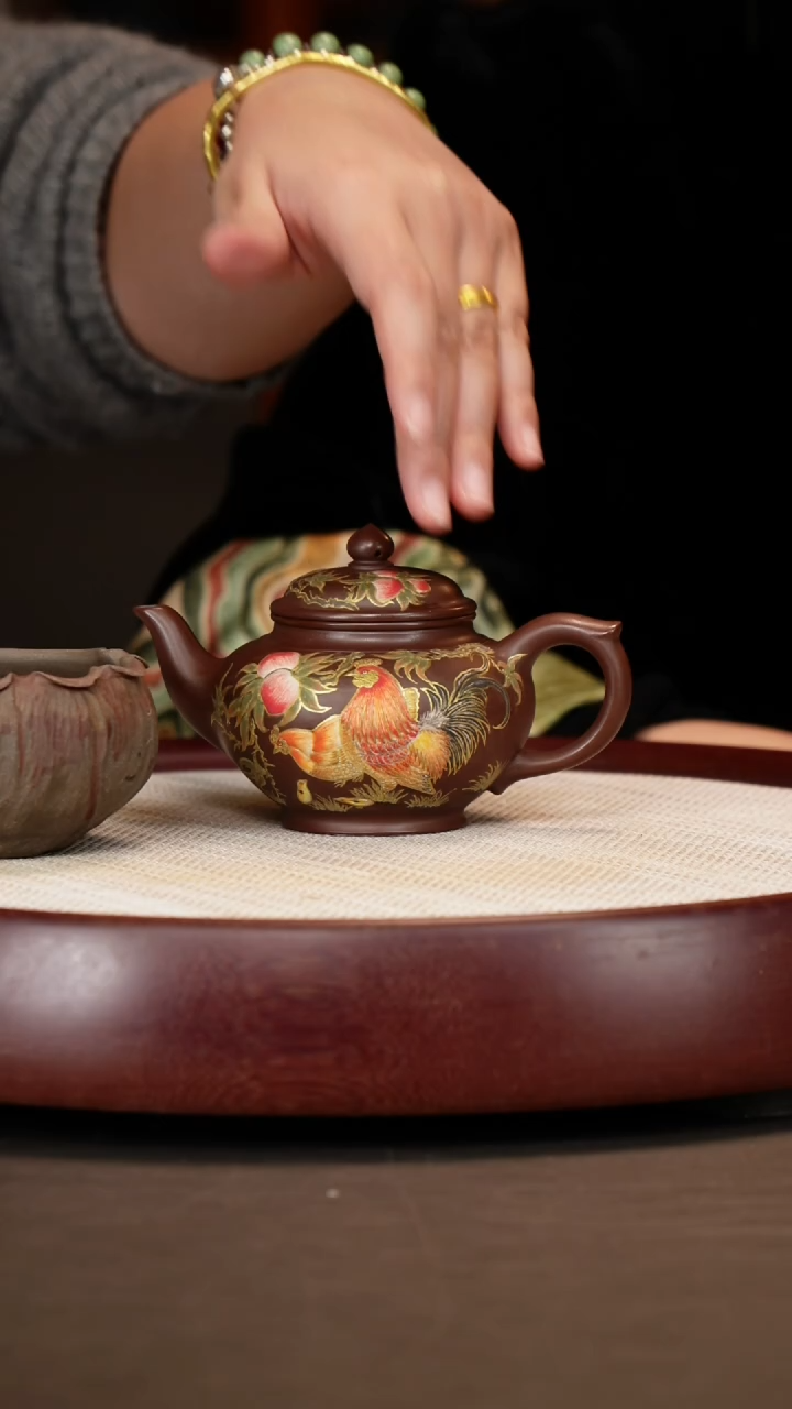 【闪购商品】紫砂茶壶笑樱+小阳+莲蓬杯200c