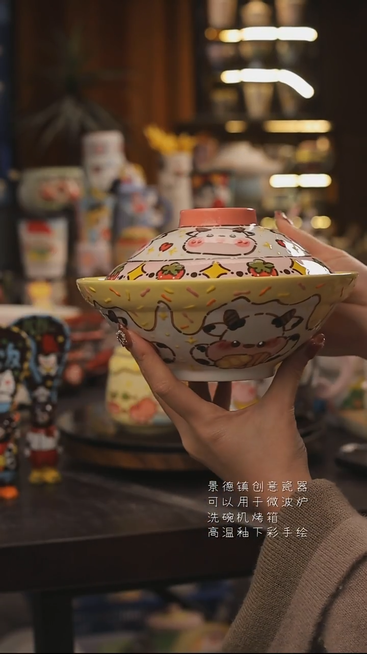 景德镇釉下彩绘设计师款式陶瓷