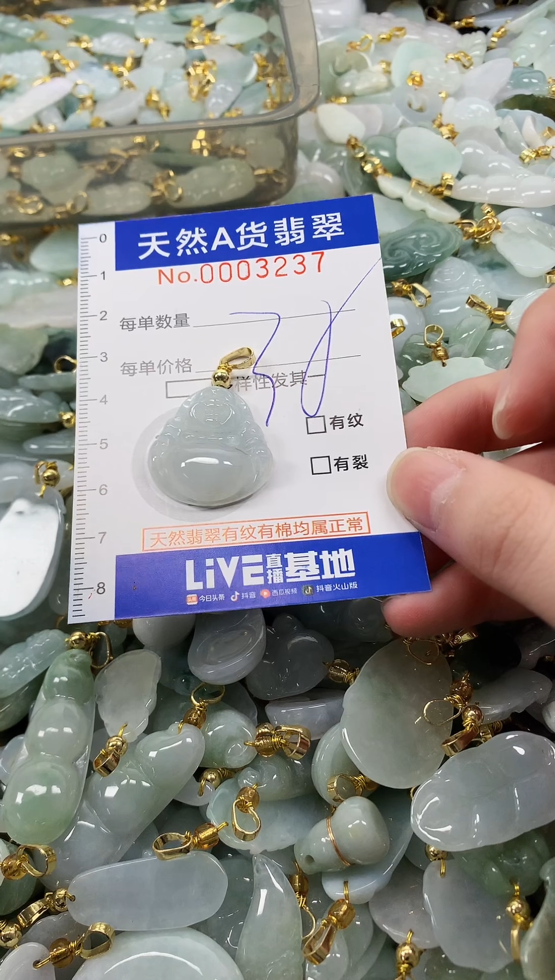 颈饰未镶嵌翡翠天然a货翡翠