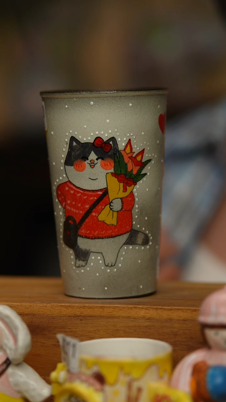 陶瓷紫砂可乐杯（微瑕介意勿拍）140