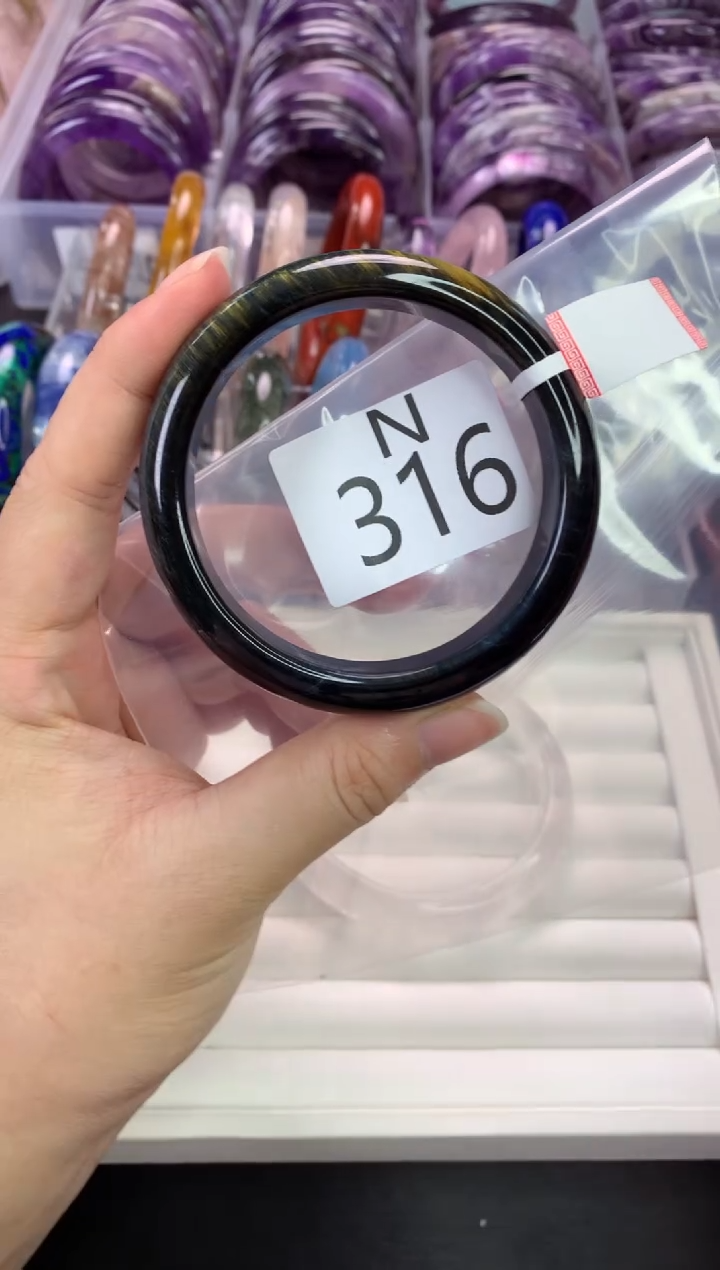 水晶手镯N未镶嵌水晶316-58