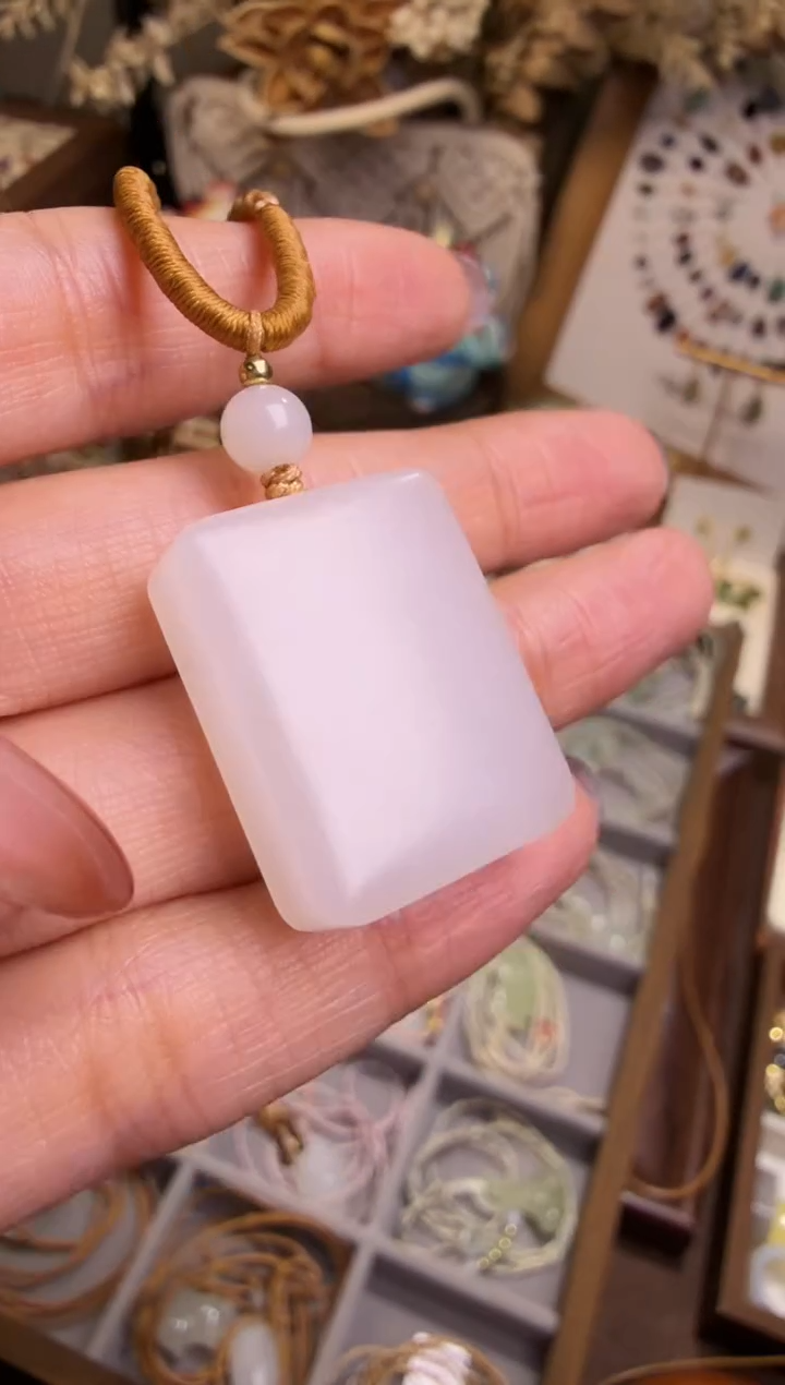 水晶摆件未镶嵌项链