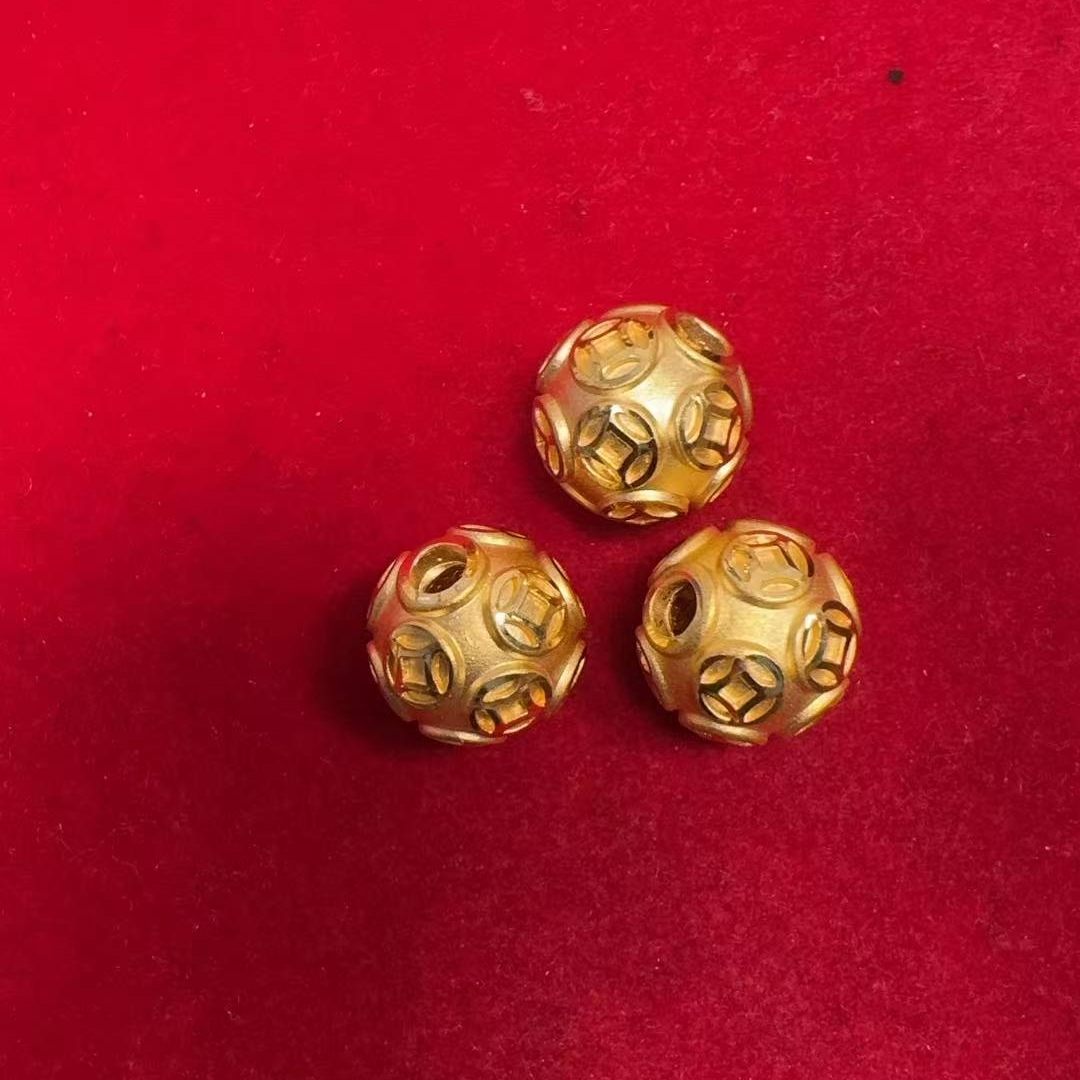 6.74g足金999金珠3