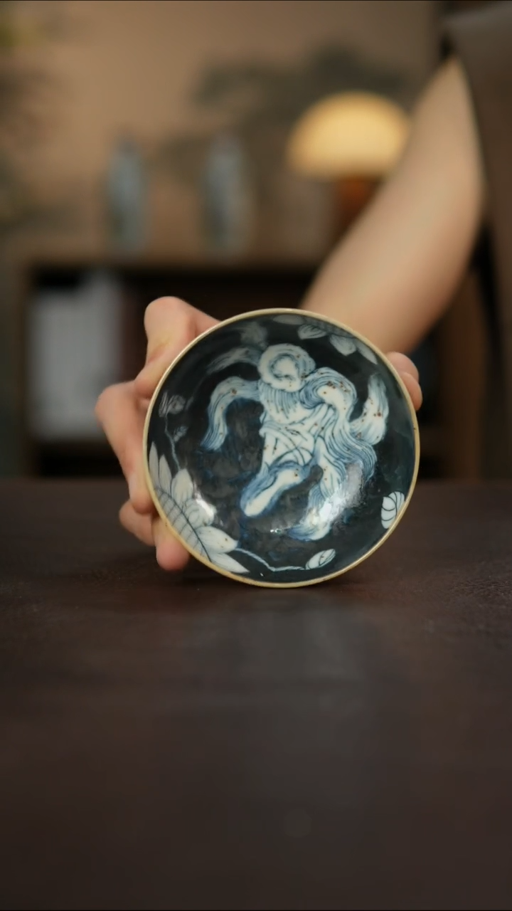 杯景德镇陶瓷杯碗柴烧多人