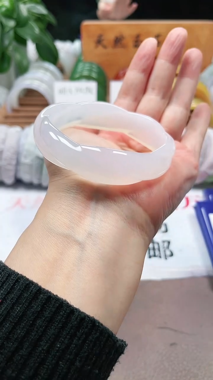 【闪购商品】玛瑙/玉髓手镯未镶嵌a68 5859多样性发货