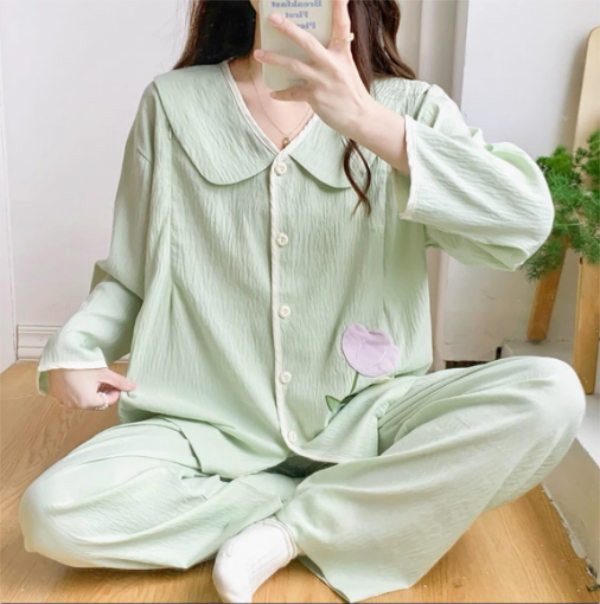 EZ30孕妇绿色月子服套装 XL110-140 2XL150