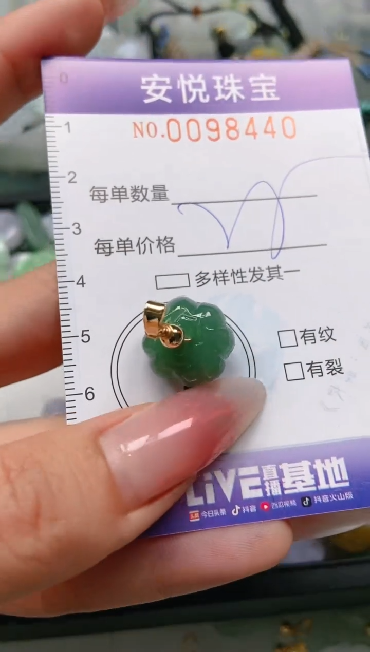 【闪购商品】翡翠颈饰未镶嵌闪购0098440