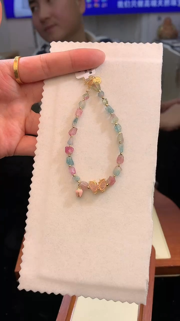 未镶嵌手链碧玺独家设计款多样性发其一