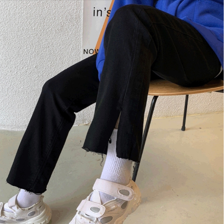 孕妇裤子春秋款外穿2025新款不勒肚牛仔裤春秋装小个子外穿烟管裤