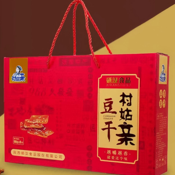 村姑亲安康汉阴特产豆腐干礼盒装休闲零食麻辣烧烤鸡汁味混合784g