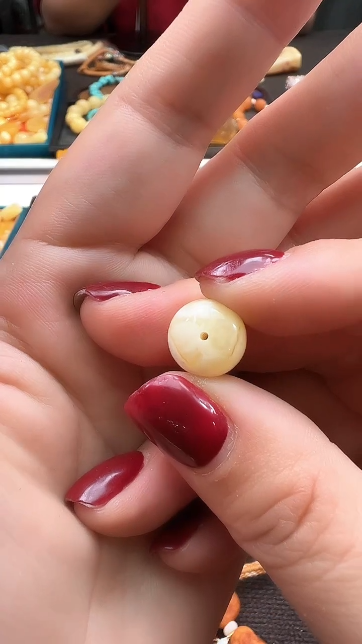 裸石蜜蜡未镶嵌11+蜜蜡精工老型单珠