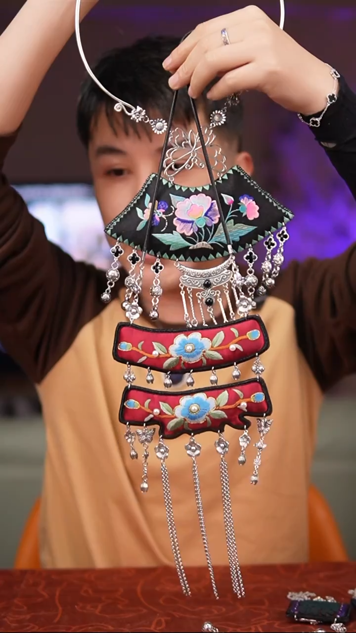 刺绣王****!004 高吉文创  直播老绣