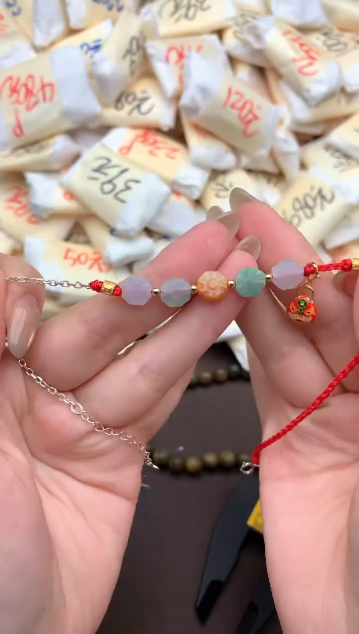 【闪购商品】翡翠挂件未镶嵌—  脚链