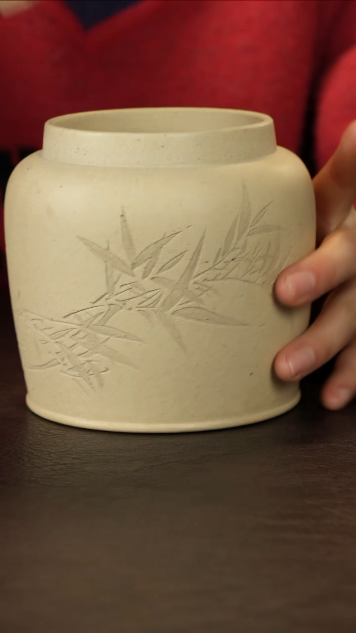 【闪购商品】紫砂茶叶罐直播福利羊脂白玉段半斤装茶叶罐