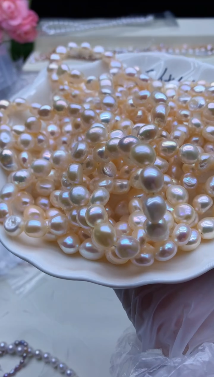 【闪购商品】淡水珍珠颈饰未镶嵌淡水珍珠项链多样性发其一
