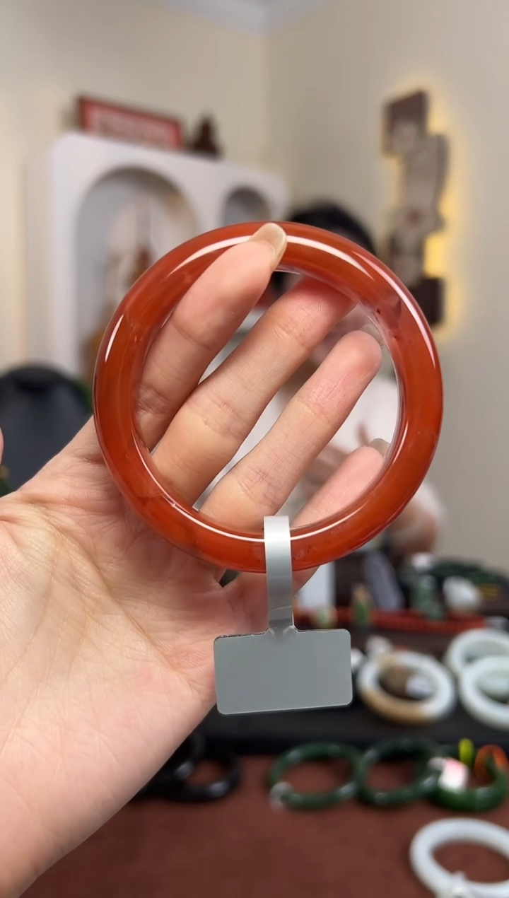 【闪购商品】南红玛瑙手镯未镶嵌S9- 56mm 