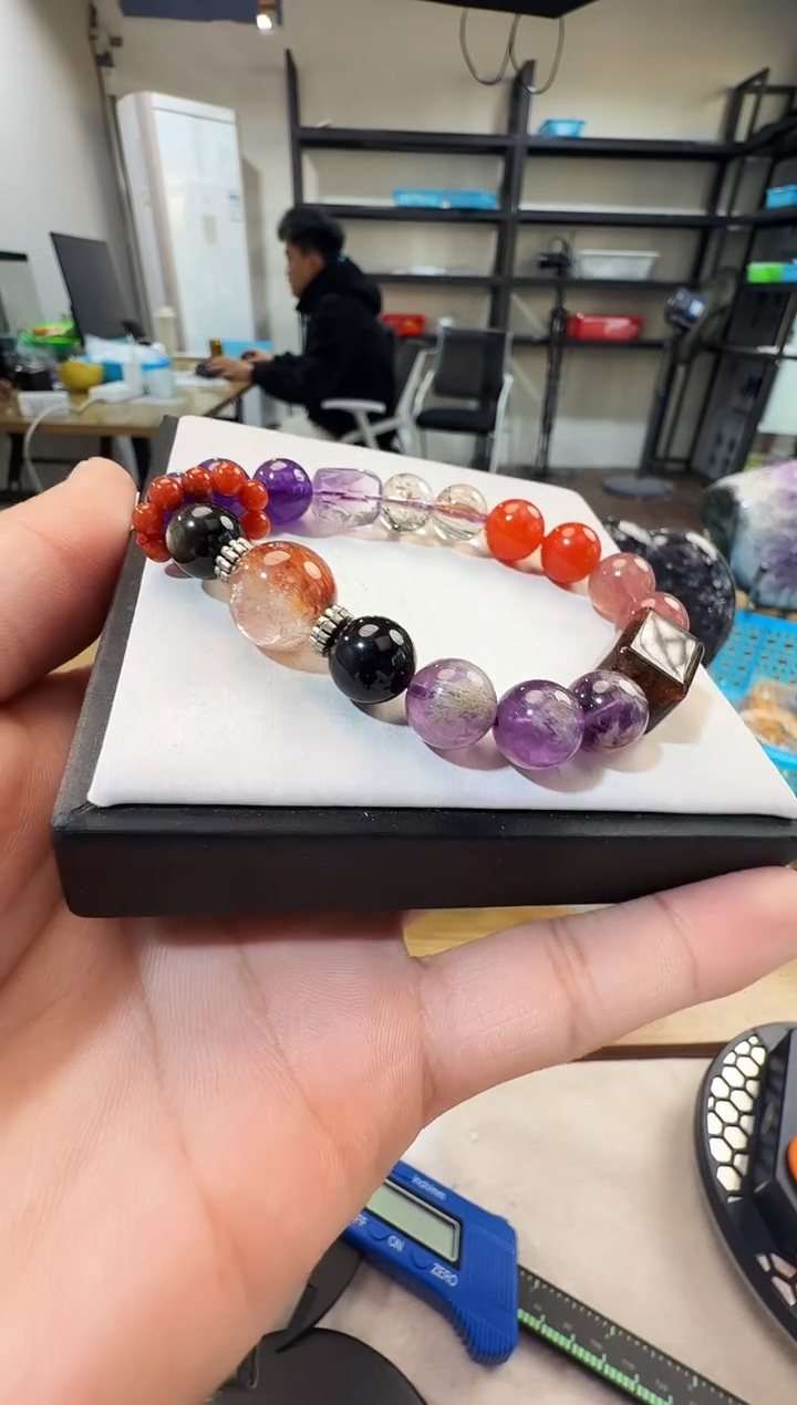 未镶嵌手链水晶晶1494 约10mm+