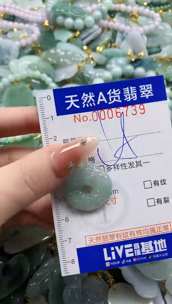 颈饰未镶嵌翡翠天然A货翡翠