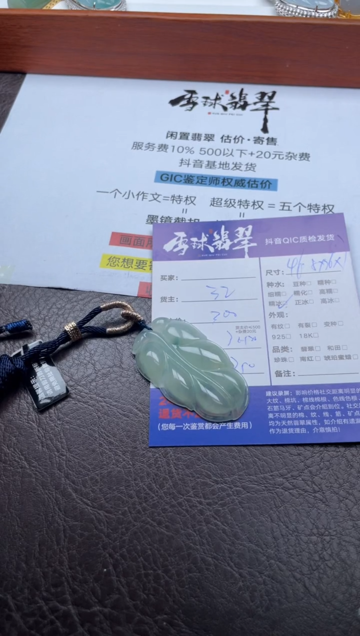 颈饰未镶嵌翡翠1964116013