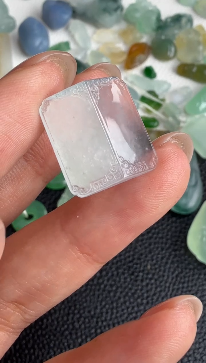 未镶嵌定制翡翠乘*仿古牌