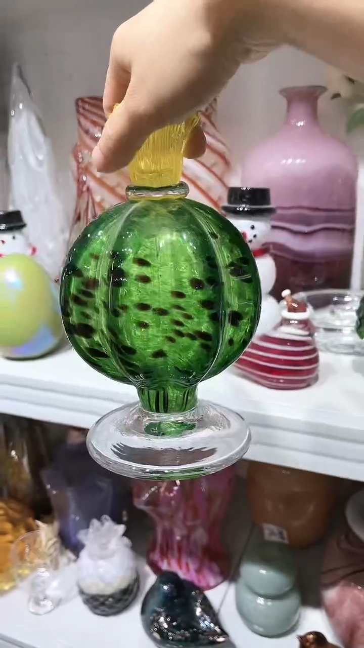 【闪购商品】琉璃1只19厘米高菠萝摆件