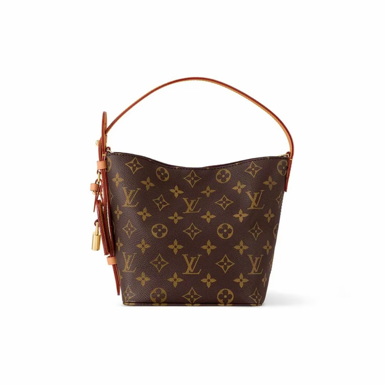 99新 LouisVuitton/路易威登 茜茜/ALLIN bb 芯片款手提包
