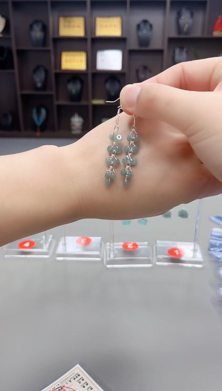 未镶嵌翡翠耳饰911000